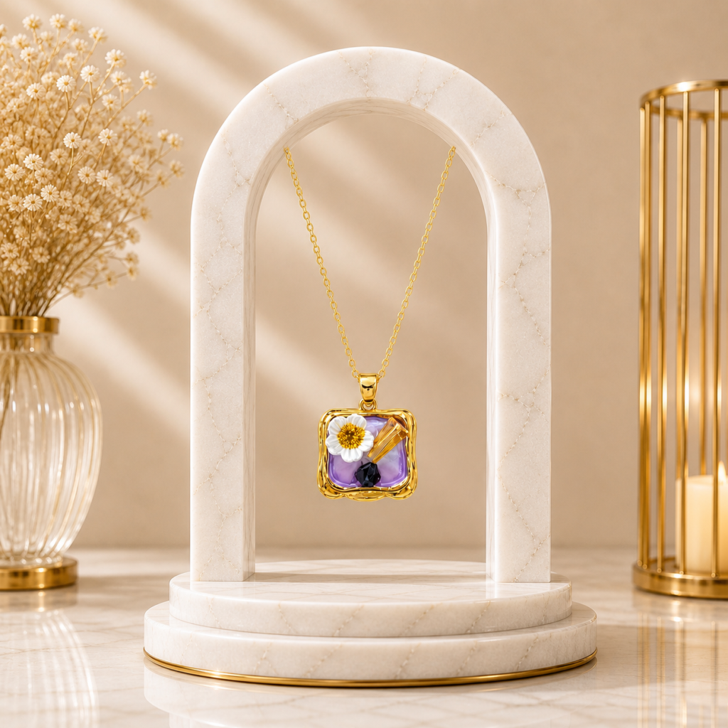 Mairah Charming Lavendar Necklace