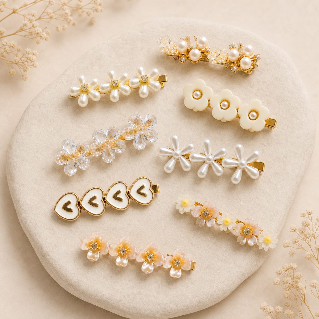 Pure White & Pearl Aligator Set